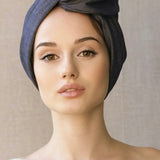 Denim Blue-Turban
