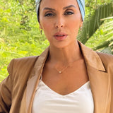 Mona Blue-Turban