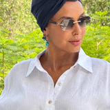 Deep Navy Blue-Turban