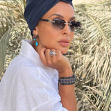 Deep Navy Blue-Turban