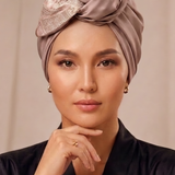 Rosewood Taupe Turban