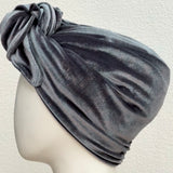 Velvet Gray Turban