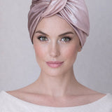 Shine Silver Taupe Turban