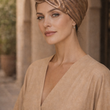Suzane Rose Gold Turban