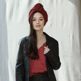 Rustic Garnet-Turban
