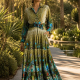 Botanical Maxi Dress & Matching Twisthead®