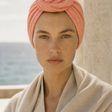 Shine Coral Turban