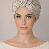 Shine Silver Jade Turban