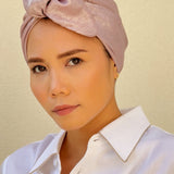 Shimmer Rose Pale-Turban