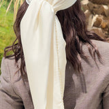 Timeless Off White Headscarf-Turban