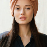 Suede Sea Pink-Turban