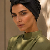 Black Paisley Turban