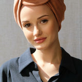 Suede Sea Pink-Turban