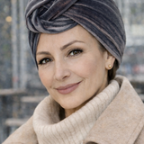 Velvet Gray-Turban
