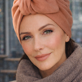 Suede Sea Pink Turban