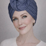 Denim Blue-Turban