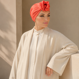 Zahra Pink Orange-Turban