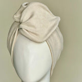 Suede Off White-Turban