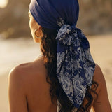 Soléa Blue Bandana-Headscarf