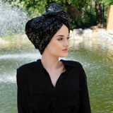 Mahra- Turban à paillettes